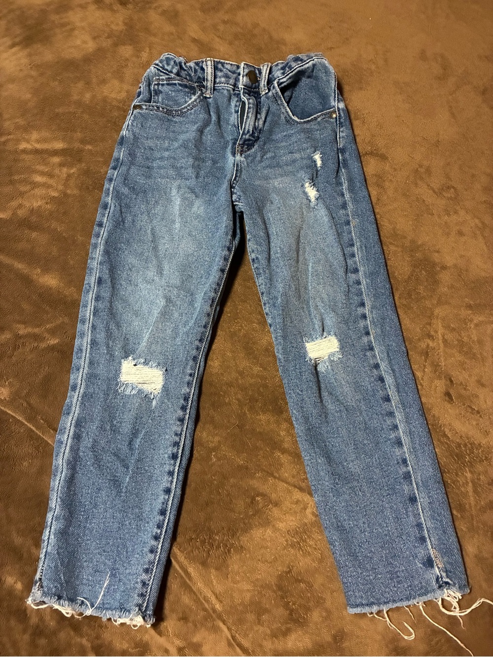 Art class girls Distressed Blue Jeans size 6